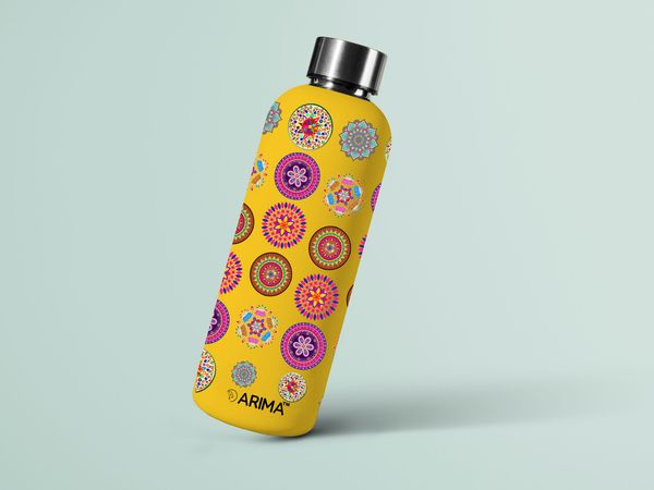 ARIMA 980ml Arima UV & 3D Printed - Rangoli Small AOP - Yellow - YELLOW, https://youtu.be/Dgdem09WjXg, 0.32