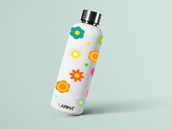 ARIMA 980ml Arima UV & 3D Printed - Sun Star Flowers - White - WHITE, https://youtu.be/Dgdem09WjXg, 0.32