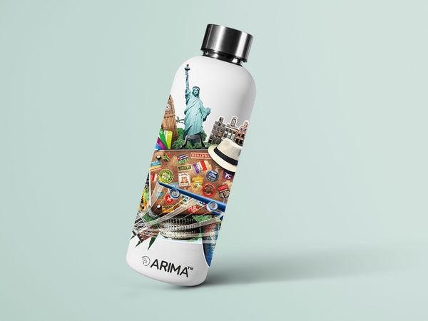 ARIMA 980ml Arima UV & 3D Printed - Travel USA - White - WHITE, https://youtu.be/Dgdem09WjXg, 0.32