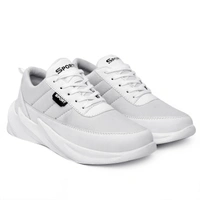 Kraasa Shark-41 Sneakers For Men - 7, White