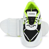 RODDICK SHOES Fashion Outdoor Canvas Casual Light Weight Lace-up Evening Walk Running Shoes For Men Sneakers For Men - White & Green, 6