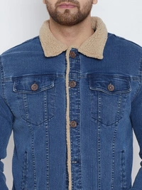 FUGAZEE Full Sleeve Solid Men Jacket - S, Blue