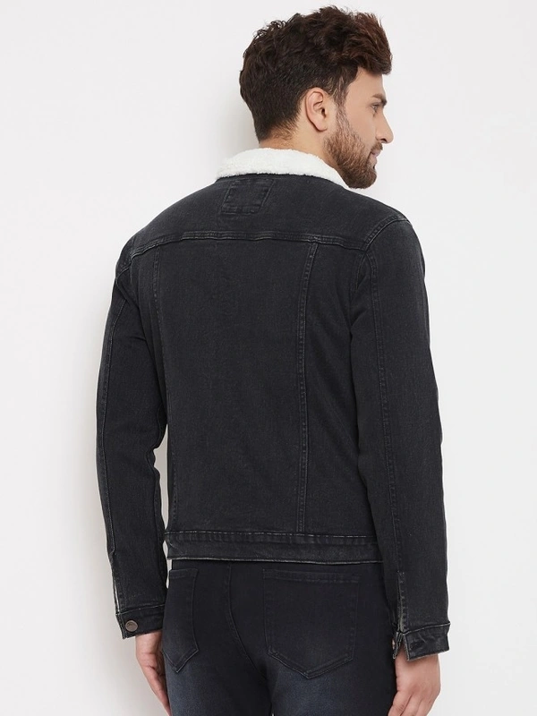FUGAZEE Full Sleeve Solid Men Jacket - XXL, Black