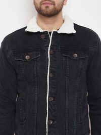 FUGAZEE Full Sleeve Solid Men Jacket - XXL, Black