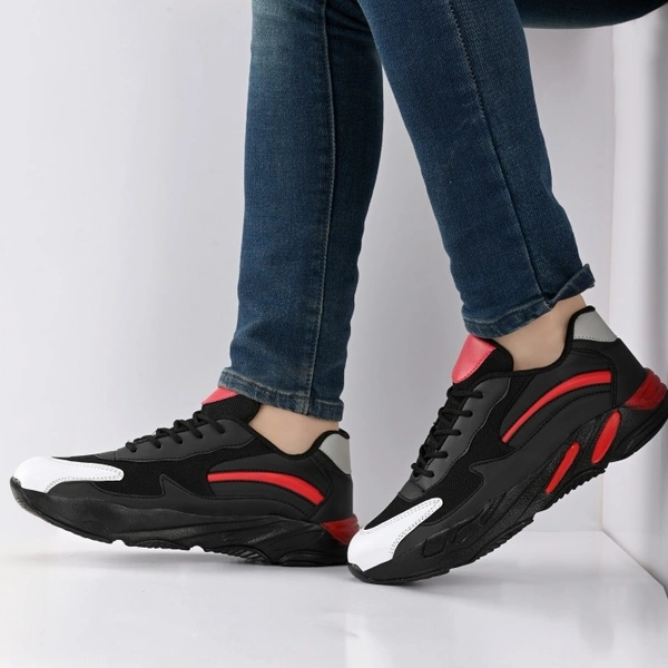 Berkins Running shoes for boys | sports shoes for men - 10, Black