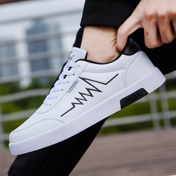 Spindrift High Quality Branded Mens Casual Sneakers - 10, White