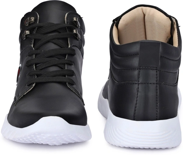 FKIZKO Stylish Sneakers || Running || Boots For Men - 9, Black, ₹44/-