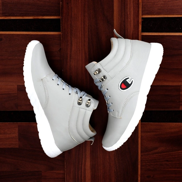FKIZKO Stylish Sneakers || Running || Boots For Men - 7, Grey, ₹44/-