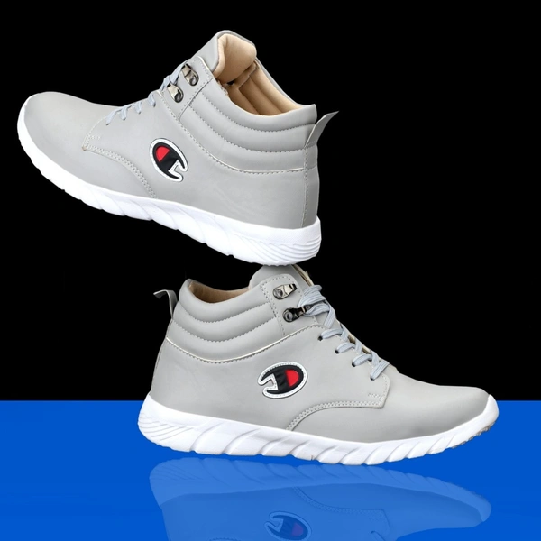 FKIZKO Stylish Sneakers || Running || Boots For Men - 7, Grey, ₹44/-