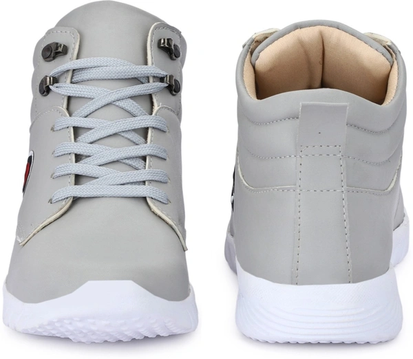FKIZKO Stylish Sneakers || Running || Boots For Men - 7, Grey, ₹44/-