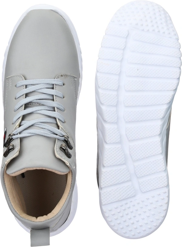 FKIZKO Stylish Sneakers || Running || Boots For Men - 7, Grey, ₹44/-