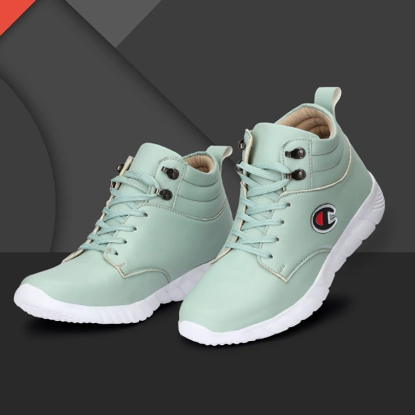 FKIZKO Stylish Sneakers || Running || Boots For Men - 8, Aquamarine Blue, FREE