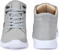 FKIZKO Stylish Sneakers || Running || Boots For Men - 9, Grey, FREE