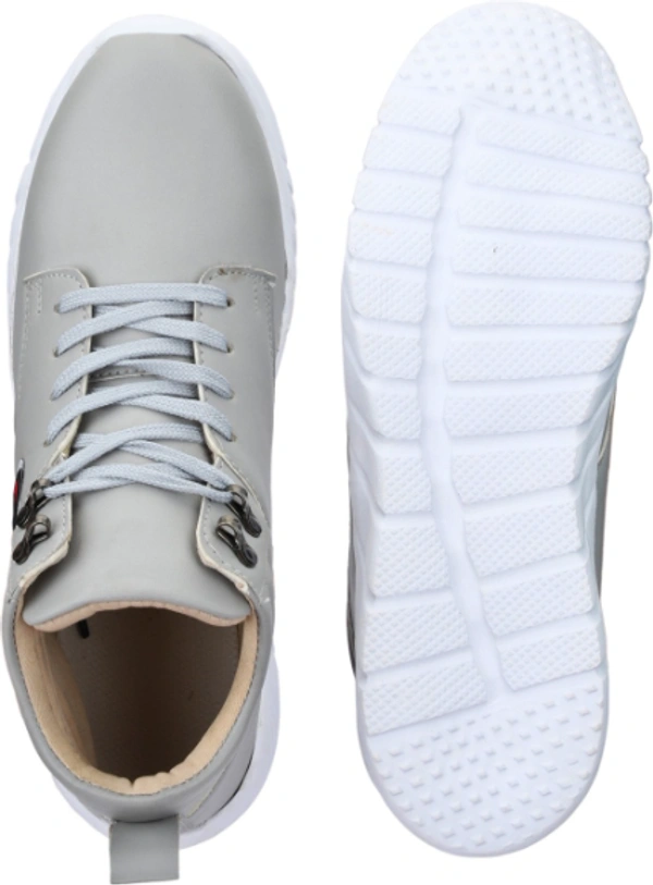 FKIZKO Stylish Sneakers || Running || Boots For Men - 9, Grey, FREE