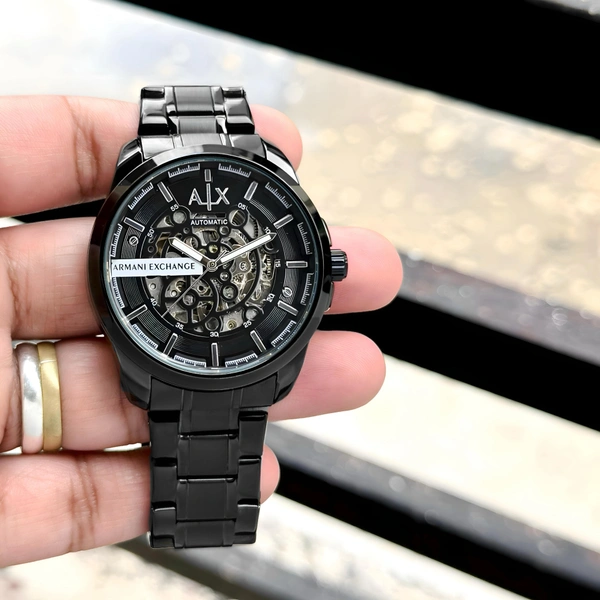 Armani Exchange Z-Black Open Heart Series