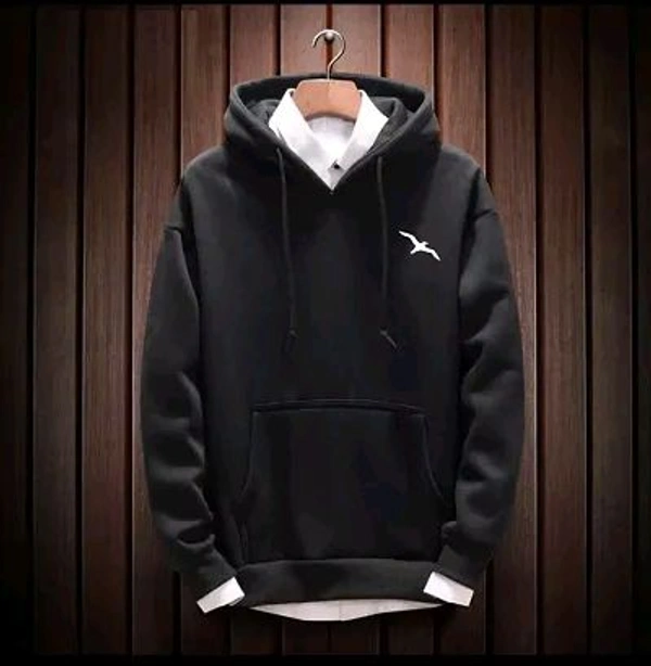 Solid Hoodie - Black, L