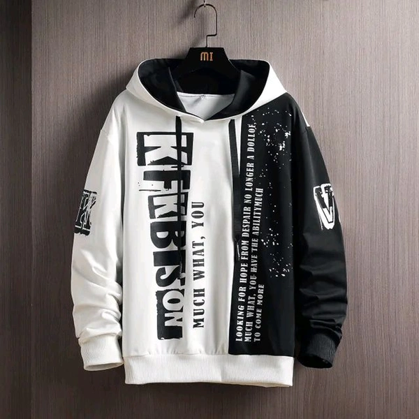 Trendy Men's Hoodies - White, S