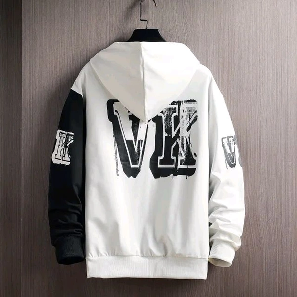 Trendy Men's Hoodies - White, S