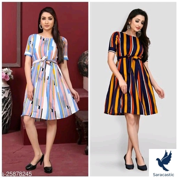 Classy Fabolaus Women Dresses Pack Of 2 - L