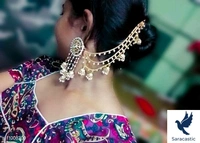 Super Hit Peari Studded Jhumkas (Saracastic Trusted) - Free size