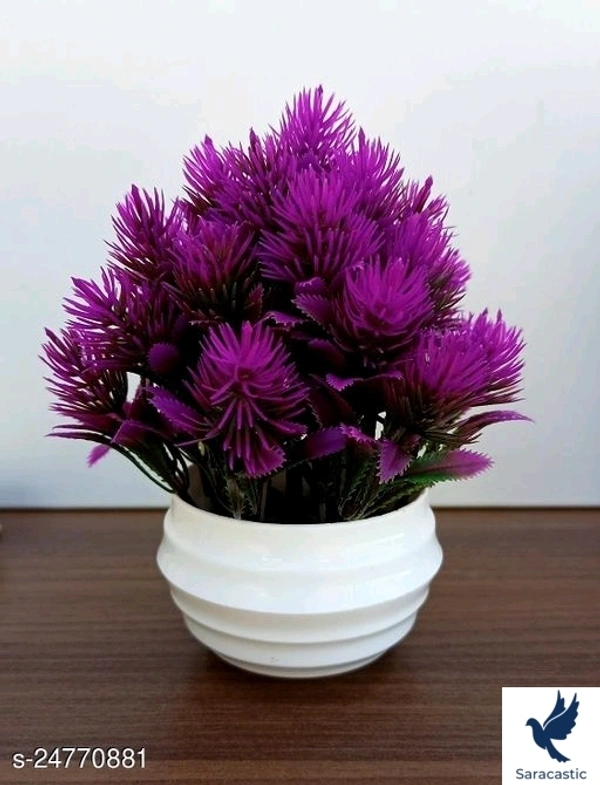 Fabolaus Home Decorating Artificial Flower (Trusted By Saracstic) - purple, Free size