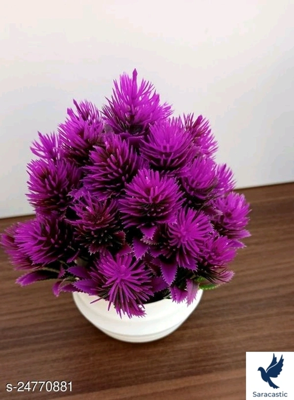 Fabolaus Home Decorating Artificial Flower (Trusted By Saracstic) - purple, Free size