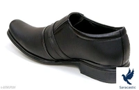 DEEKADA Men's Black Synthetic Lether Formal Shoes (Trusted By Customers) - 9