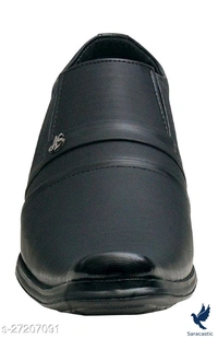 DEEKADA Men's Black Synthetic Lether Formal Shoes (Trusted By Customers) - 9