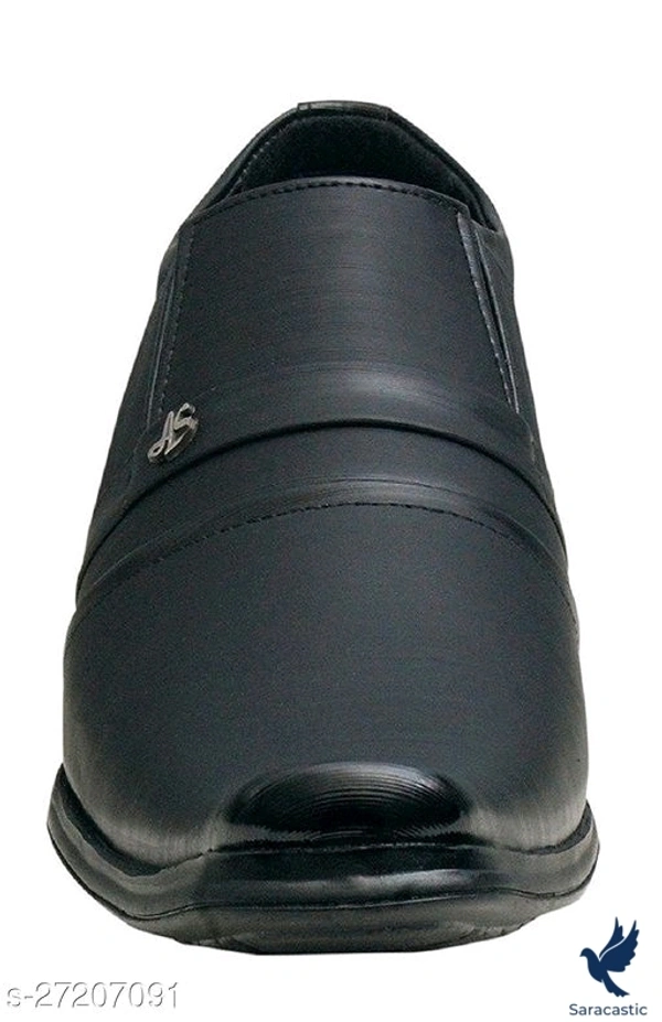 DEEKADA Men's Black Synthetic Lether Formal Shoes (Trusted By Customers) - 9