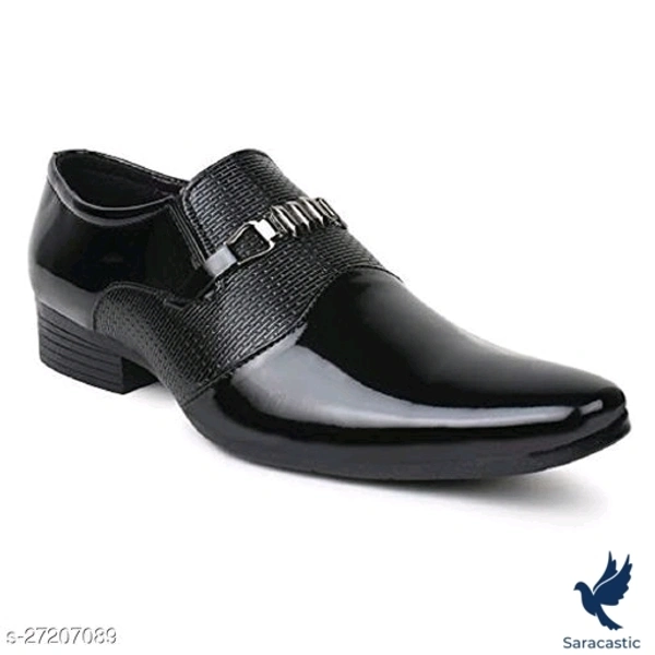 DEEKADA Men's Black Patent Lether Formal Party Wear Shoes (Trusted By Customers) - 6, Black