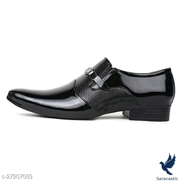 DEEKADA Men's Black Patent Lether Formal Party Wear Shoes (Trusted By Customers) - 6, Black