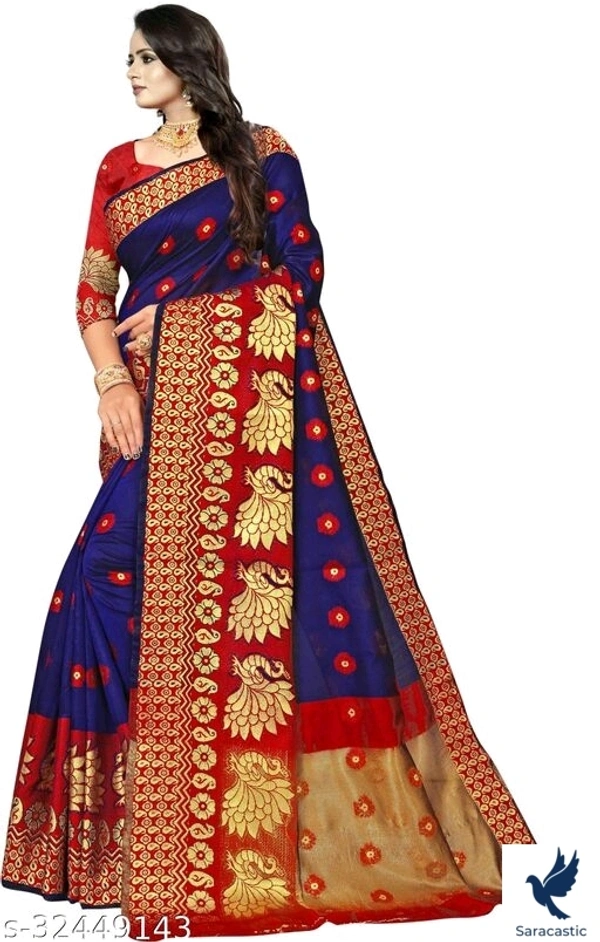 Mor Peacock Laxmipati Sarees - Free size