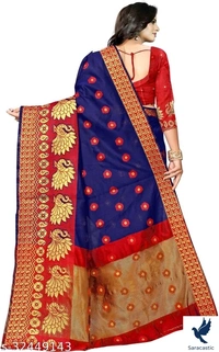 Mor Peacock Laxmipati Sarees - Free size
