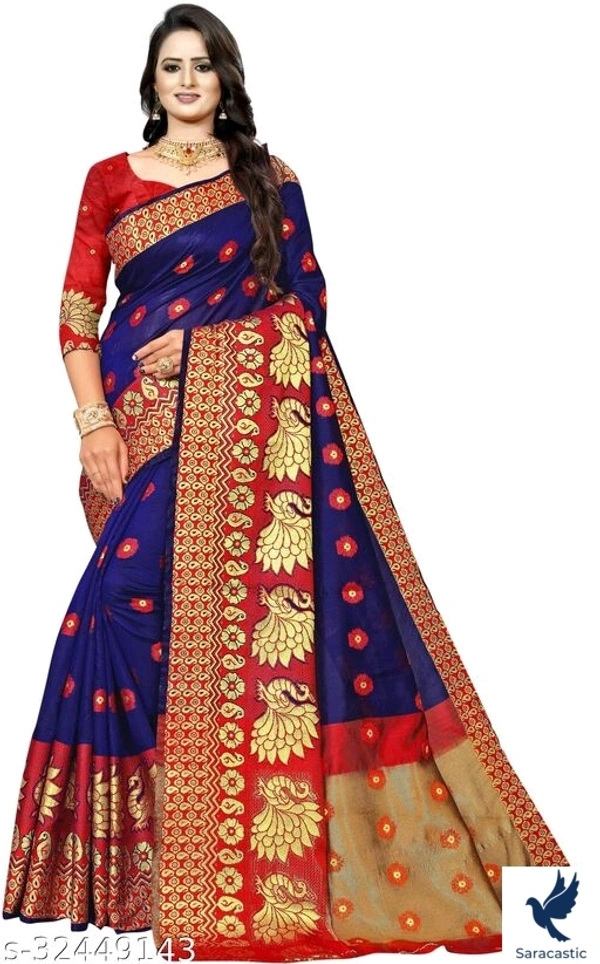 Mor Peacock Laxmipati Sarees - Free size