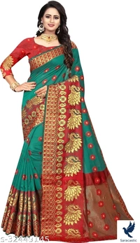 Mor Peacock Attractive Laxmipati Sarees(Trusted) - Free size