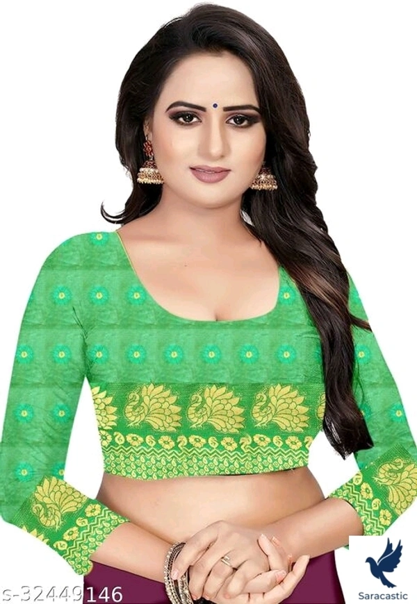 Laxmipati Mor Pecock Fashionable Saree (Trusted) - Free size