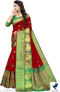 Laxmipati Mor Pecock Fashionable Saree (Trusted) - Free size