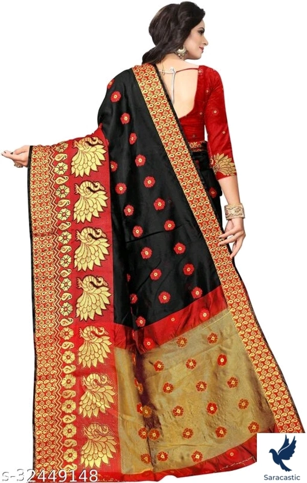 Laxmipati Mor Pecock Fashionable Saree (Trusted) - Free size