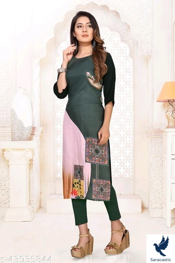 Jibika Fashionable Kurtis  - XL
