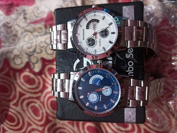 Gorgeous Men's Analogue Watches(Trusted By Customers) - White Black Multi Combo, Free size