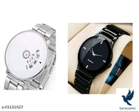 Voguish Men's Analog Watch Combo (Trusted By Saracstic) - Free size