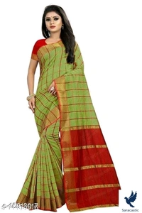 Laxmipati Cotton Saree - Free size, Yellow