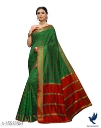 Laxmipati Cotton Saree - Free size, Yellow