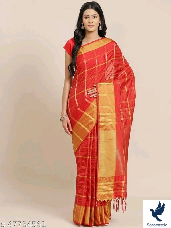 Laxmipati Silk Saree - Free size, Yellow