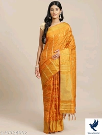 Laxmipati Silk Saree - Free size, Yellow