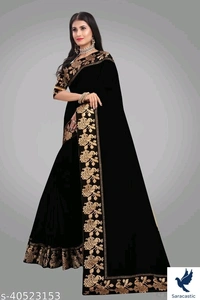 Ageyeyi Vogouish Saree - Black, Free size