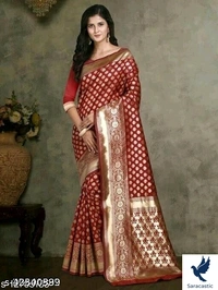 Abhisarika Fashnaiboul Silk Saree - Blue, Free size