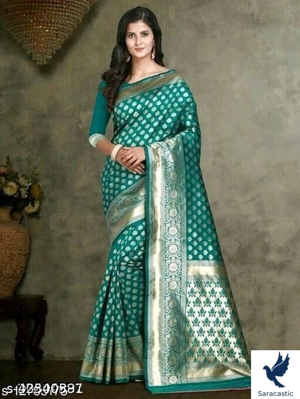 Abhisarika Fashnaiboul Silk Saree - Blue, Free size