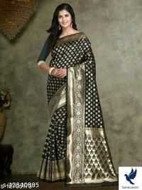 Abhisarika Fashnaiboul Silk Saree - Blue, Free size