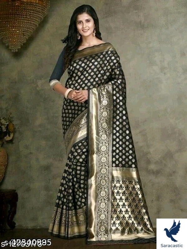 Abhisarika Fashnaiboul Silk Saree - Blue, Free size